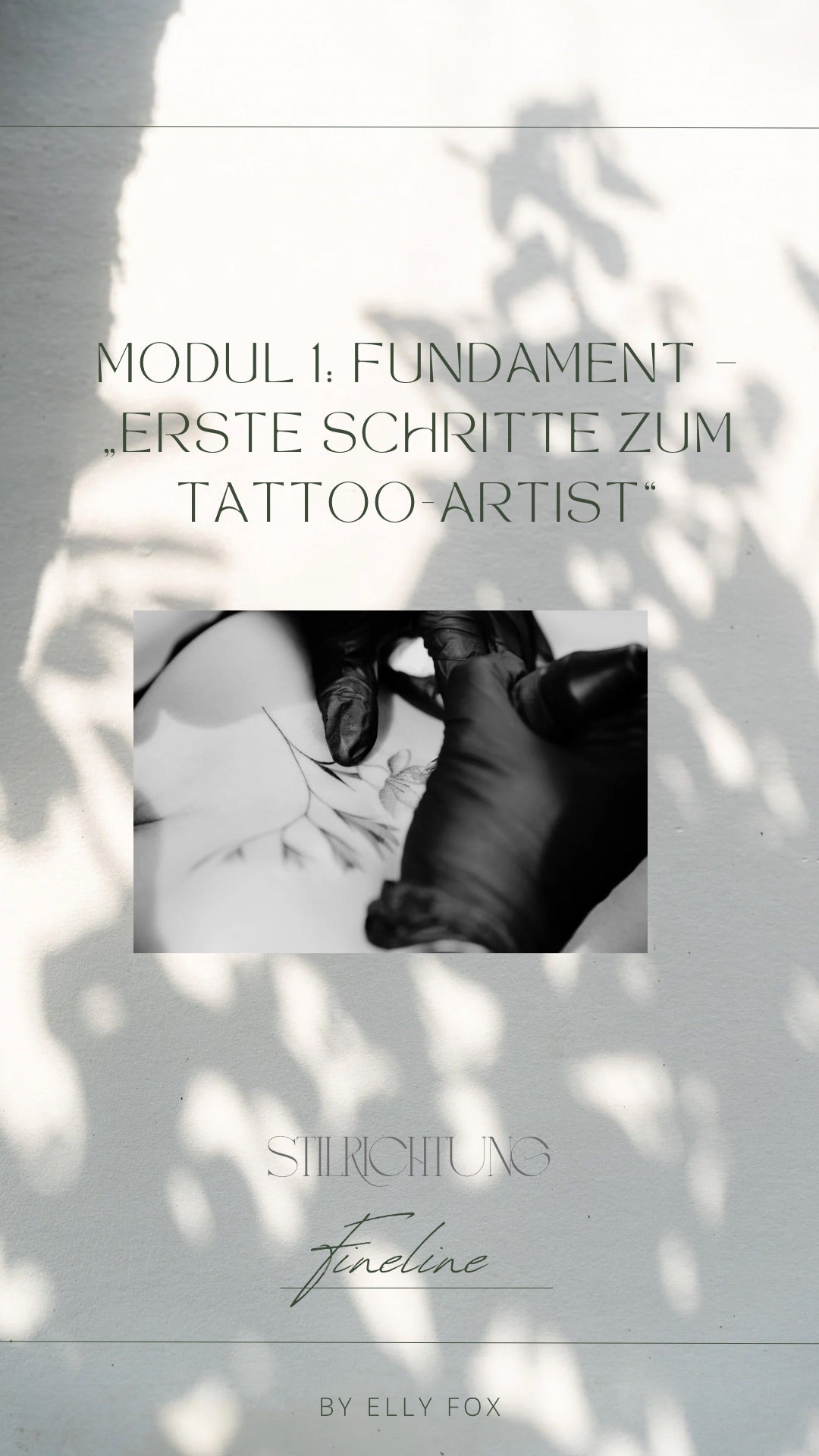 Erste Schritte zum Tattoo Artist