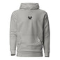 Hoodie Grau Schrift