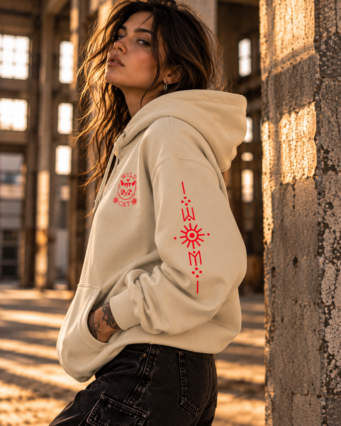 Unisex BIO-Hoodie Wild CAT