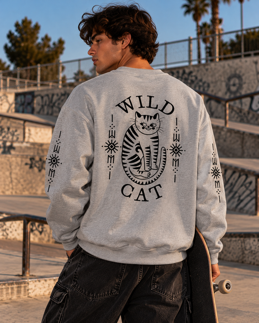 Unisex Pullover Wild CAT