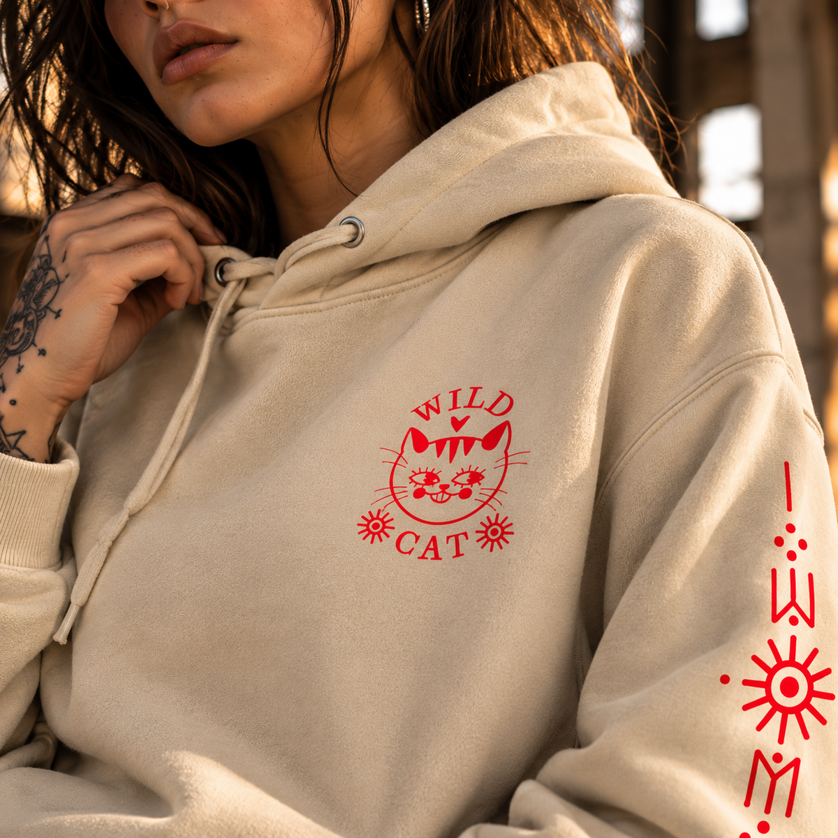 Unisex BIO-Hoodie Wild CAT